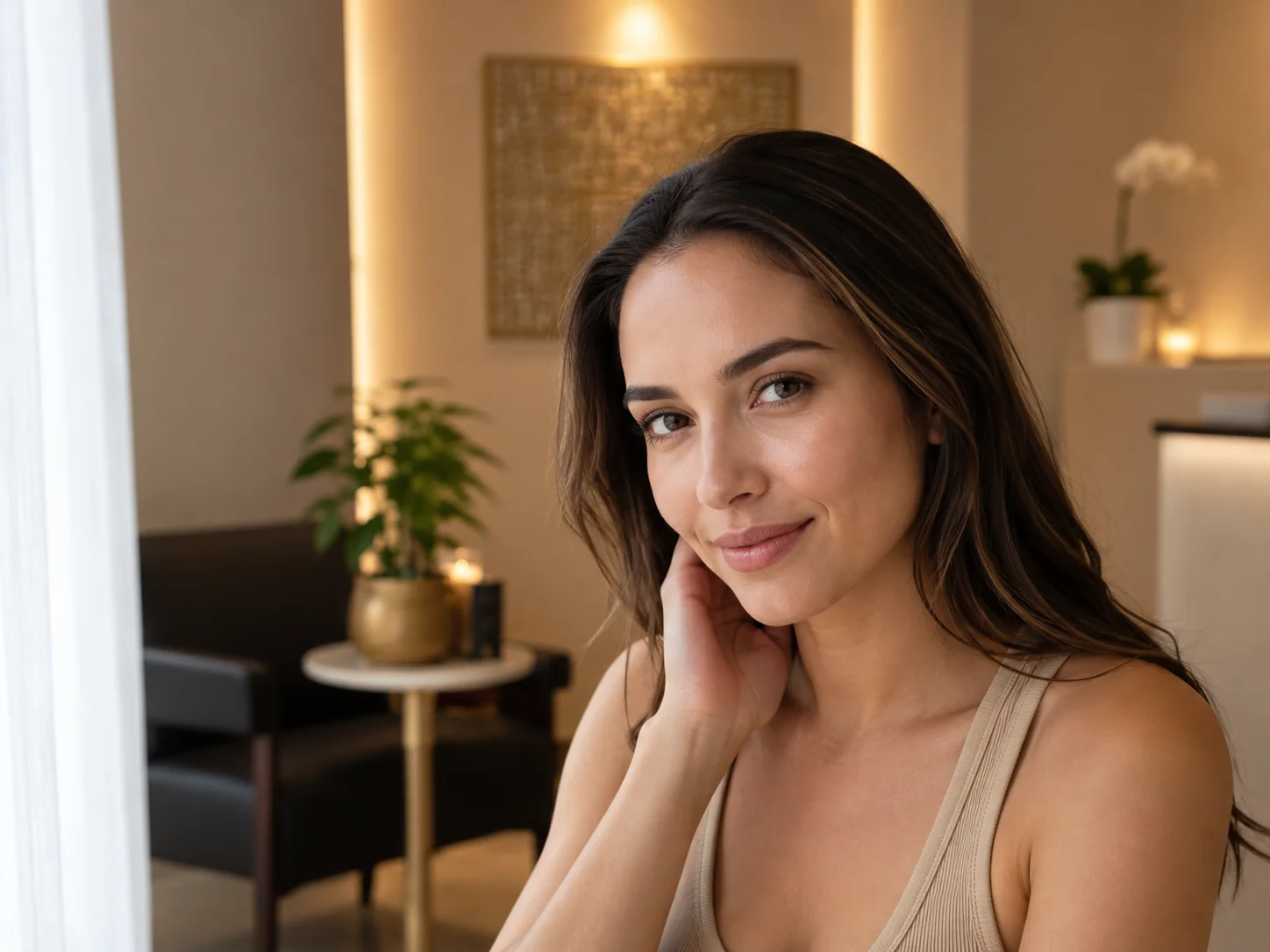Confident, healthy-looking skin that shows before makeup
