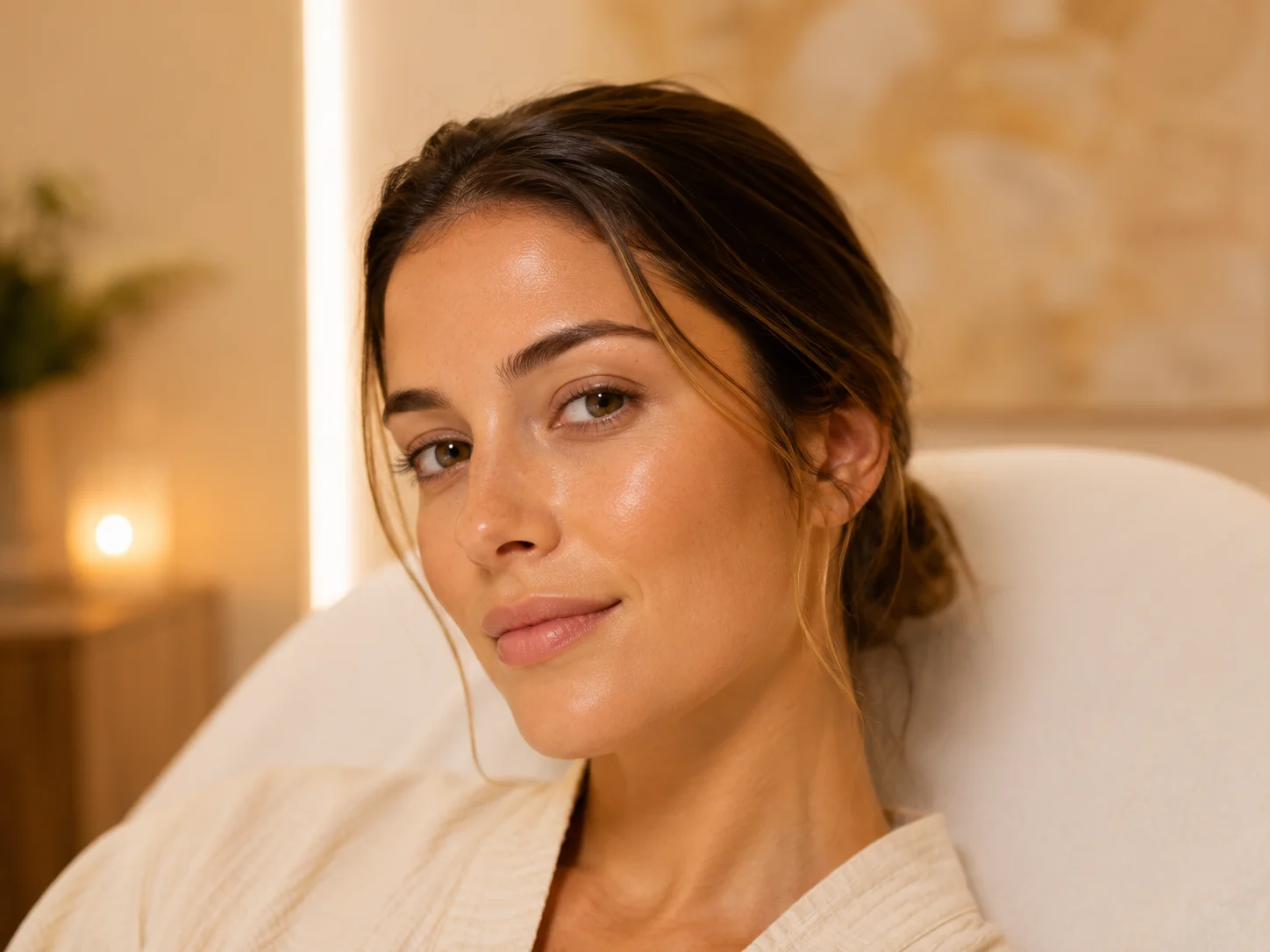 Clear, refined skin showing smoother texture, even tone, and fresh clarity