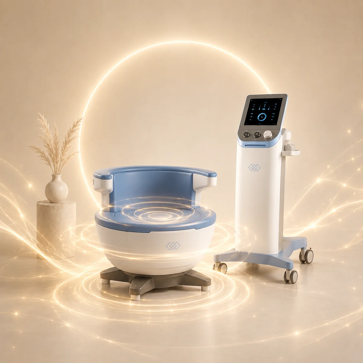 EmSella chair and console — HIFEM technology